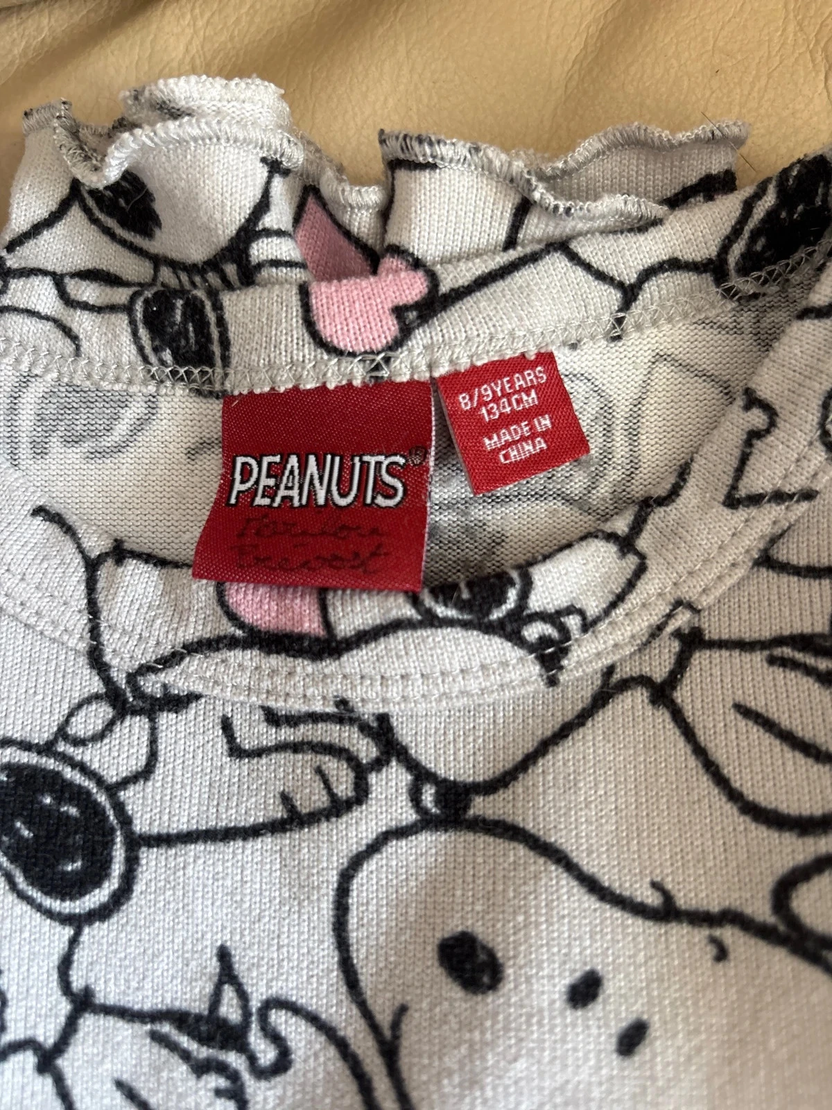 Grijze Snoopy pyjama 9 jaar – photo 3